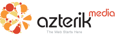 azterik media social networking software 로고