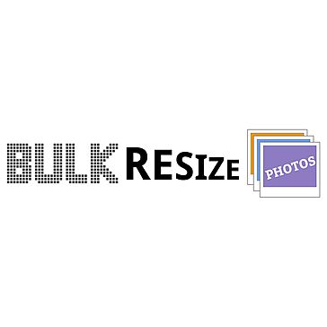 bulk resize photos 로고