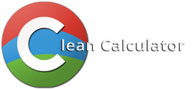 clean calculator logo