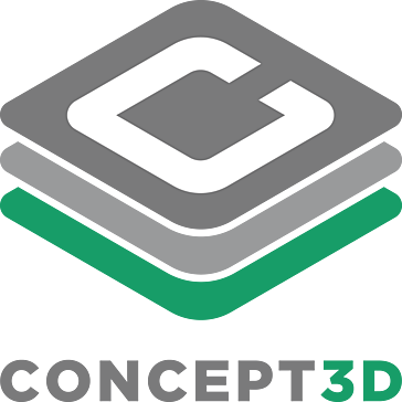 concept 3d 로고