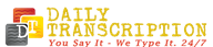 daily transcription logo