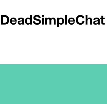 dead simple chat 로고