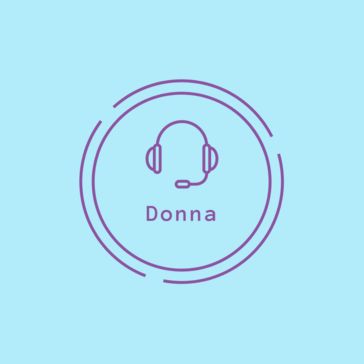 donna digital receptionists 로고
