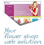 flower shop web solution logo