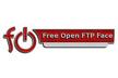 free open ftp face logo