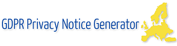 gdpr privacy notice generator 로고