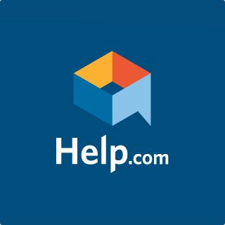 help.com chat 로고