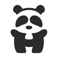html panda logo