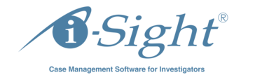 i-sight case management 로고