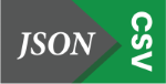 json to csv converter online logo