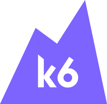 k6 로고