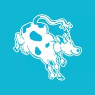 kicking cow logo