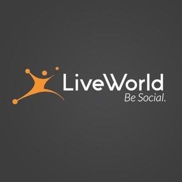 liveworld facebook messenger software 로고