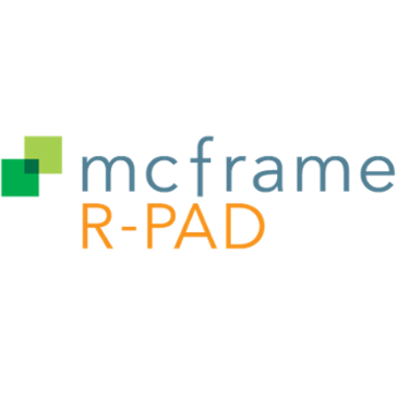 mcframe r-pad 로고