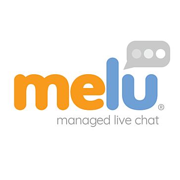 melu managed live chat 로고