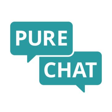 pure chat 로고