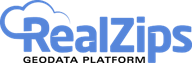 realzips geodata platform logo