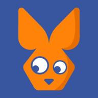 retro rabbit logo