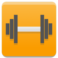 simple workout log logo