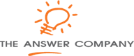 the answer company logo