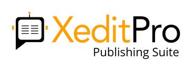 xeditpro - automated publishing tool logo