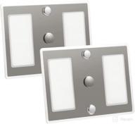 rv led ceiling light 12v: touch on/off dimming, acrylic panel, interior & under cabinet lighting 2-pack logo