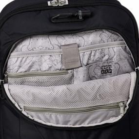img 1 attached to Защитите свое путешествие с помощью противоугонного рюкзака для ручной клади Pacsafe Venturesafe EXP45 элегантного черного цвета