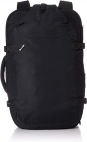 img 4 attached to Защитите свое путешествие с помощью противоугонного рюкзака для ручной клади Pacsafe Venturesafe EXP45 элегантного черного цвета