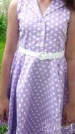 img 1 attached to BlackButterfly Kids 'Holly': Vintage Polka Dot 50's Girls Dress in Classic Style review by Kyle Smernes