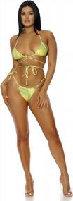img 2 attached to Saint Lucia Bikini Set For Women By Forplay