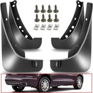 🚗 a-premium set of 4pcs splash guard mud flaps for buick enclave premium cxl cx base 2008-2017 3.6l suv - front and rear protection логотип