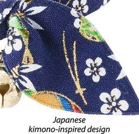 img 2 attached to 🐱 Necoichi Kimono Ribbon Cat Collar: Stylish and Safe Accessory for Your Beloved Feline Companion!