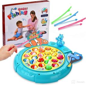 img 4 attached to WinSTEM Magnetic Fishing Rotating Toddlers