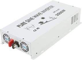 img 3 attached to WZRELB 3500W Pure Sine Wave Inverter: Off-Grid Solar Power Generator for Home (12V DC to 120V AC)