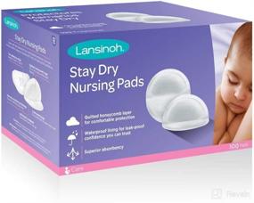 img 4 attached to Lansinoh 100-Count Disposable Stay Dry Nursing Pads