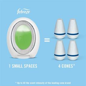 img 1 attached to Febreze Small Spaces: Fresh Scent Pet Air Freshener Alternative for Strong Odor Elimination (4 Count)