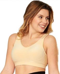 img 1 attached to Small To Plus Size Women'S Compression Wirefree High Support Bra For Everyday Wear, Exercise & Back Support - Shapermint