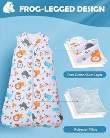 img 1 attached to Warm And Versatile: Lictin Baby Sleeping Bag With 2.5 TOG And Adjustable Length For Winter Nights