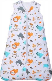 img 4 attached to Warm And Versatile: Lictin Baby Sleeping Bag With 2.5 TOG And Adjustable Length For Winter Nights