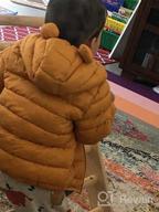 img 1 attached to Stay Warm & Cozy: CECORC Winter Padded Hooded Coats For Kids, Baby Boys Girls, Infants & Toddlers. review by Ickey Case