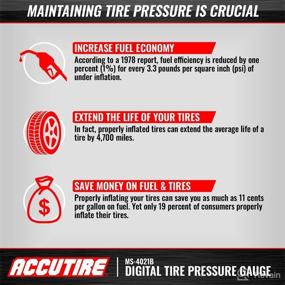 img 1 attached to 📏 Accutire MS-4021B Digital Tire Pressure Gauge: Achieve Precise and Accurate Air Pressure Readings