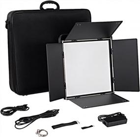 img 3 attached to Fotodiox Pro FlapJack C-818ASV Bicolor LED Edge Light Kit - 18X18 Inch Ultra-Thin Dimmable Photo/Video Studio 1.5X1.5 Professional Dual Color LED with Case