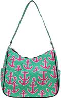 ngil quilted cotton shoulder turquoise women's handbags & wallets ~ hobo bags logo