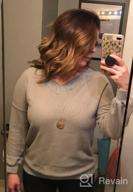 img 1 attached to Warm Up In Style: Tobrief Women'S Off-Shoulder Waffle Knit Pullover Sweater review by Ricardo Stewart