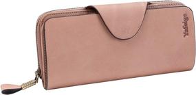 img 2 attached to Yafeige Luxury Blocking Tri Fold Leather Women's Handbags & Wallets ~ Wallets