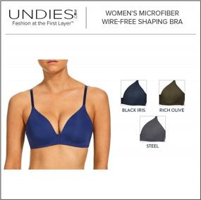 img 2 attached to Women'S Microfiber Wire-Free Shaping Bra 3 Piece Pack - Shop Undies.Com Now!