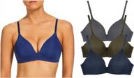 women's microfiber wire-free shaping bra 3 piece pack - shop undies.com now! logo