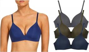 img 4 attached to Women'S Microfiber Wire-Free Shaping Bra 3 Piece Pack - Shop Undies.Com Now!