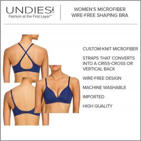 img 1 attached to Women'S Microfiber Wire-Free Shaping Bra 3 Piece Pack - Shop Undies.Com Now!