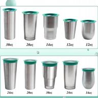 10pcs tumbler shields: keep spray paint, epoxy resin out of the inside of cup for cleaner tumblers логотип